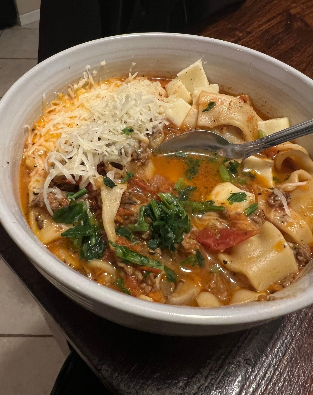Lasagna Soup