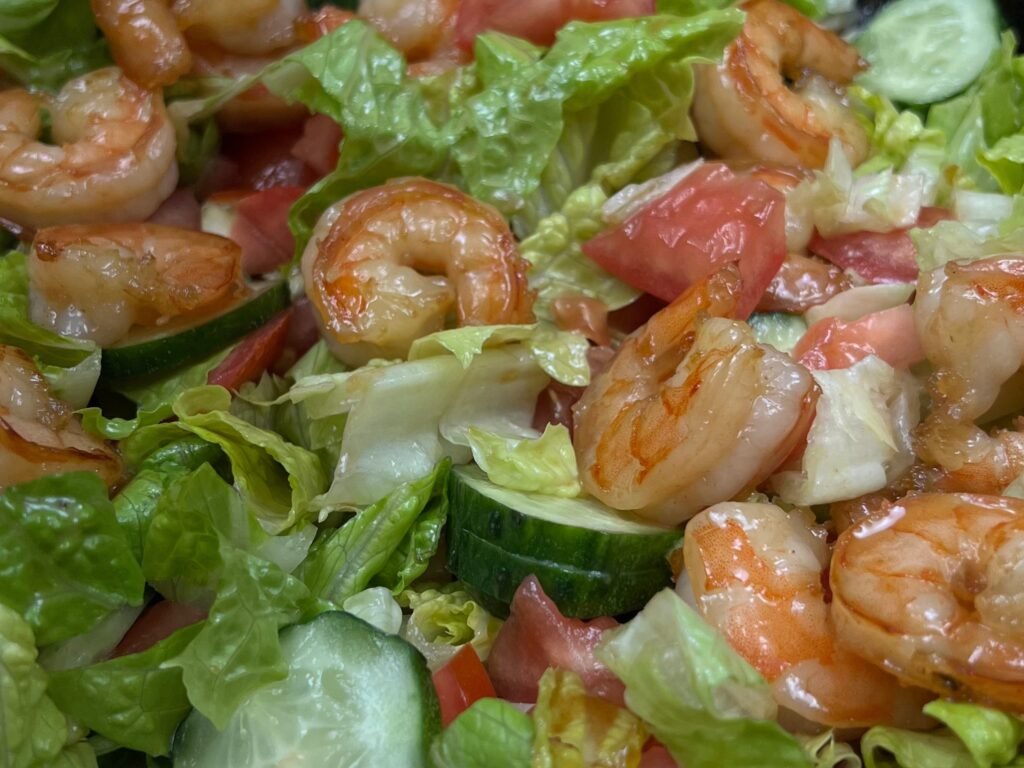 Cast-Iron Shrimp with Honey