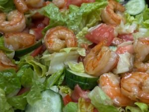Cast-Iron Shrimp with Honey