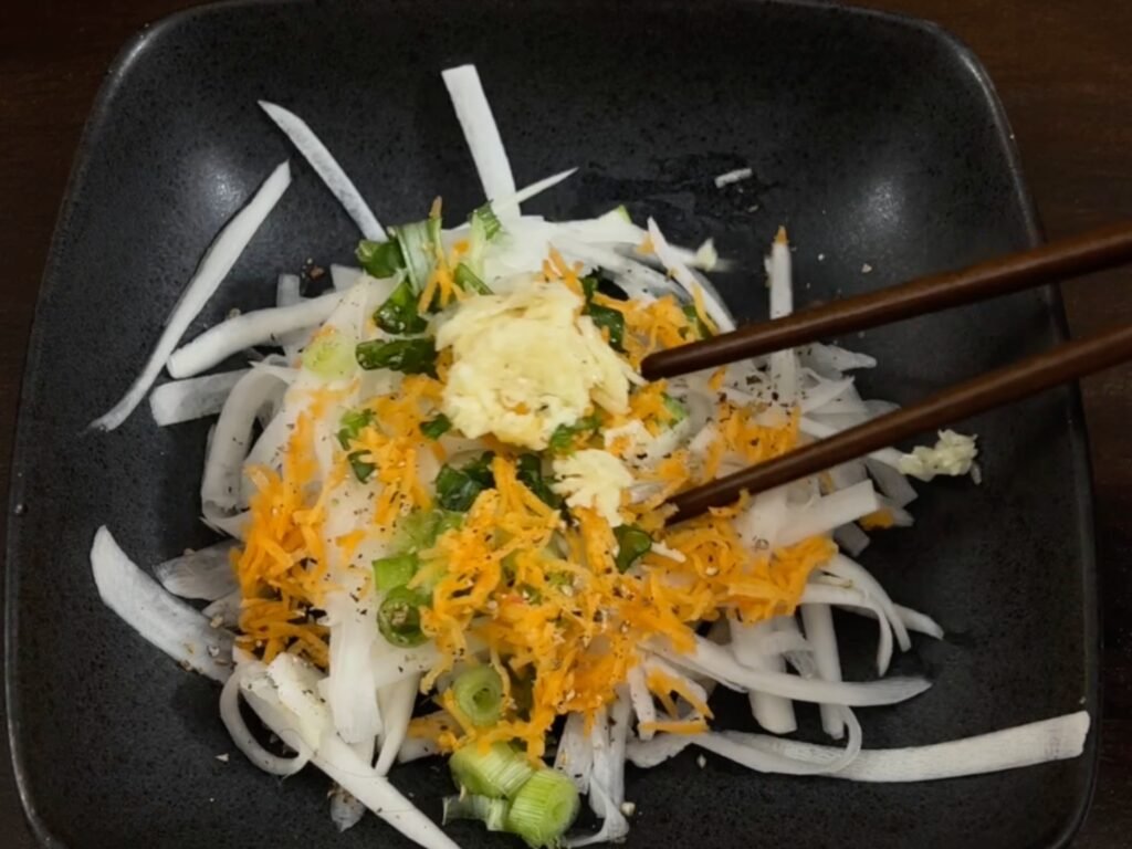 Daikon Radishes Salad Recipe