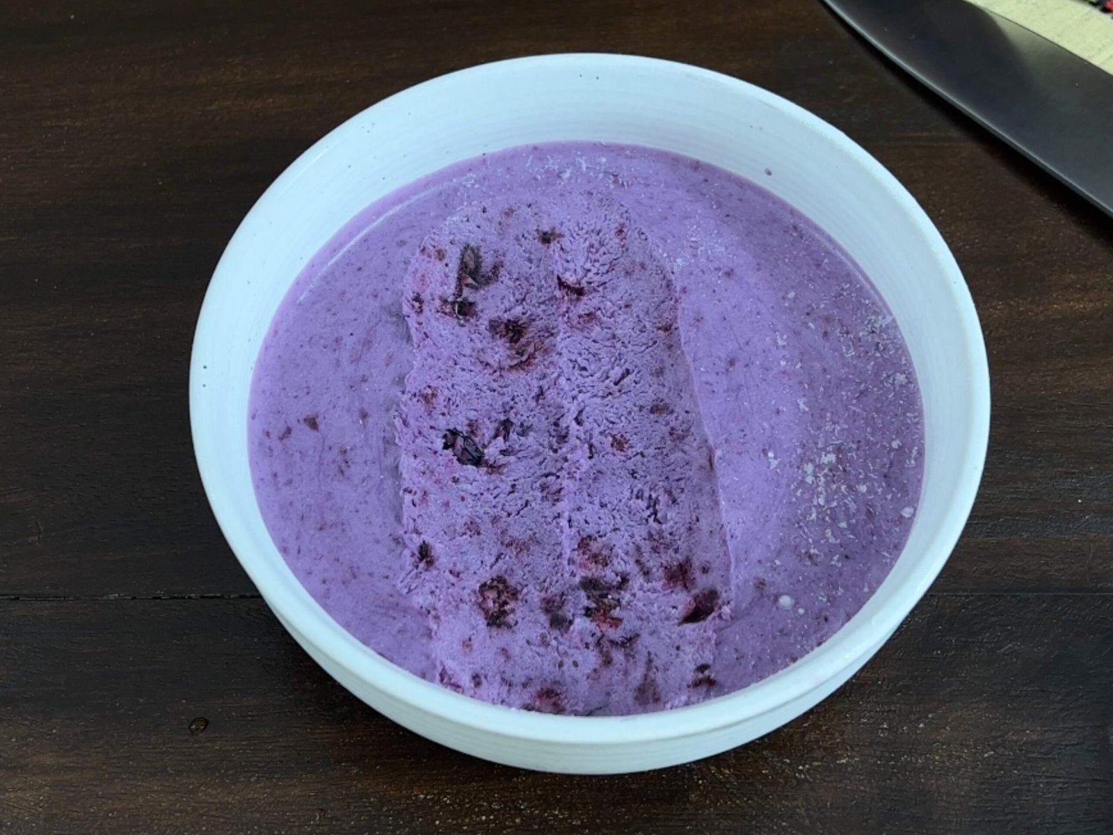 Fresh Blueberry Ice Cream
