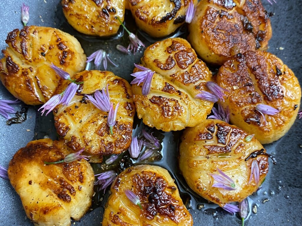 Scallops with Garlic Butter
