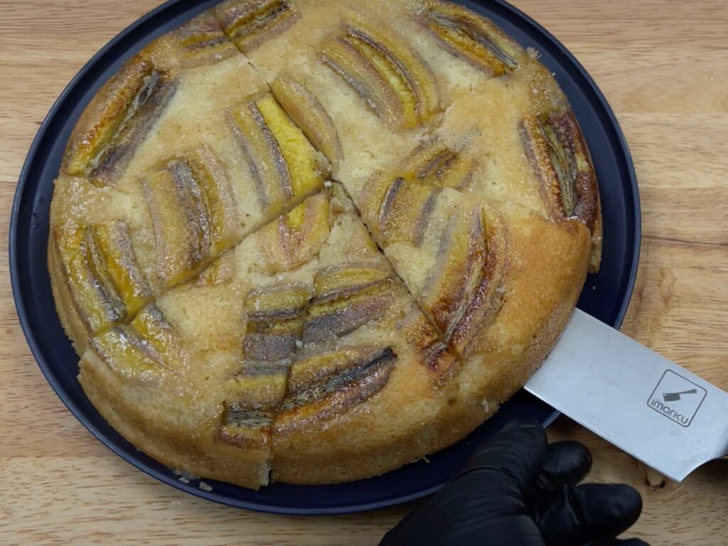 Banana Upside Down Skillet Cake
